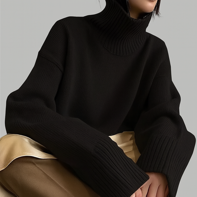 Zoey - Oversized Turtleneck Jumper