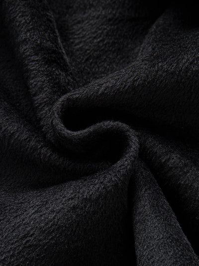 Flannel Fleece Lined Button Up Hooded Shirt