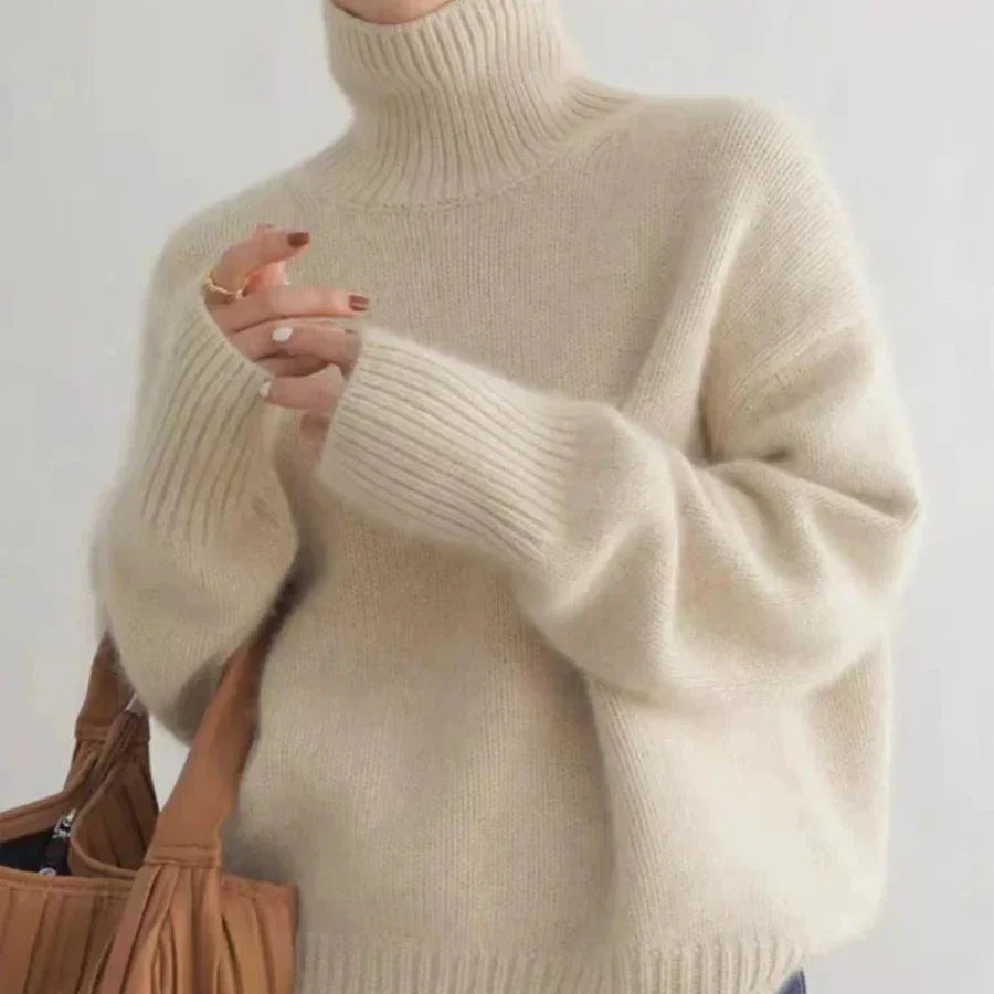 Zoey - Oversized Turtleneck Jumper