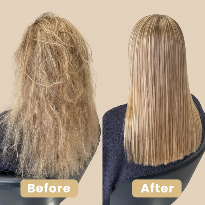 Before After bruin beige