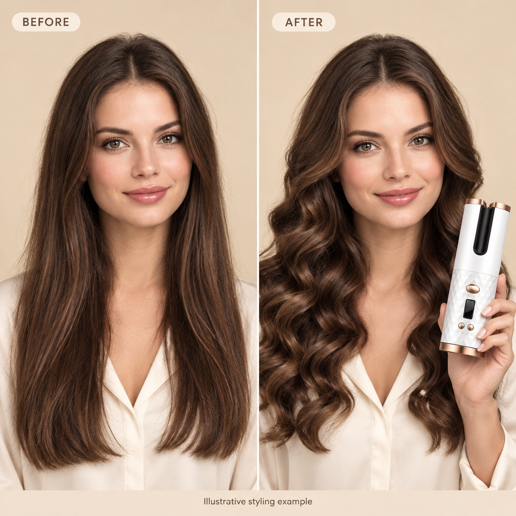 Before-and-aftervoorbeeld met de witte kruller
