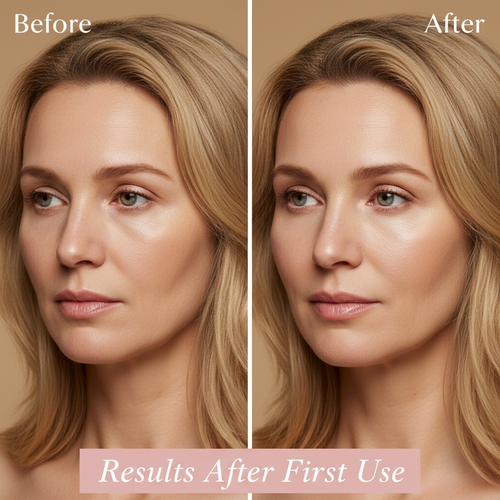 BrightEye before after blond
