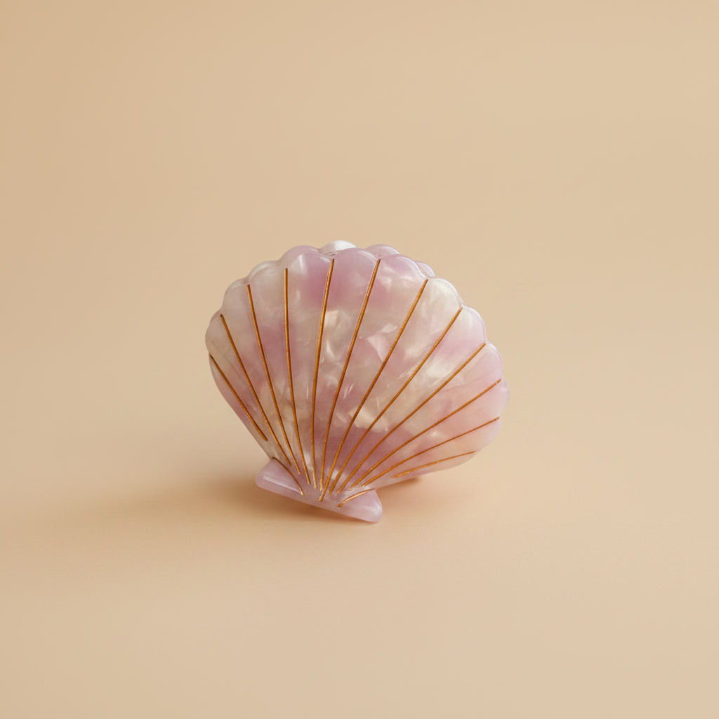 ContourShell Pink – Beige Background