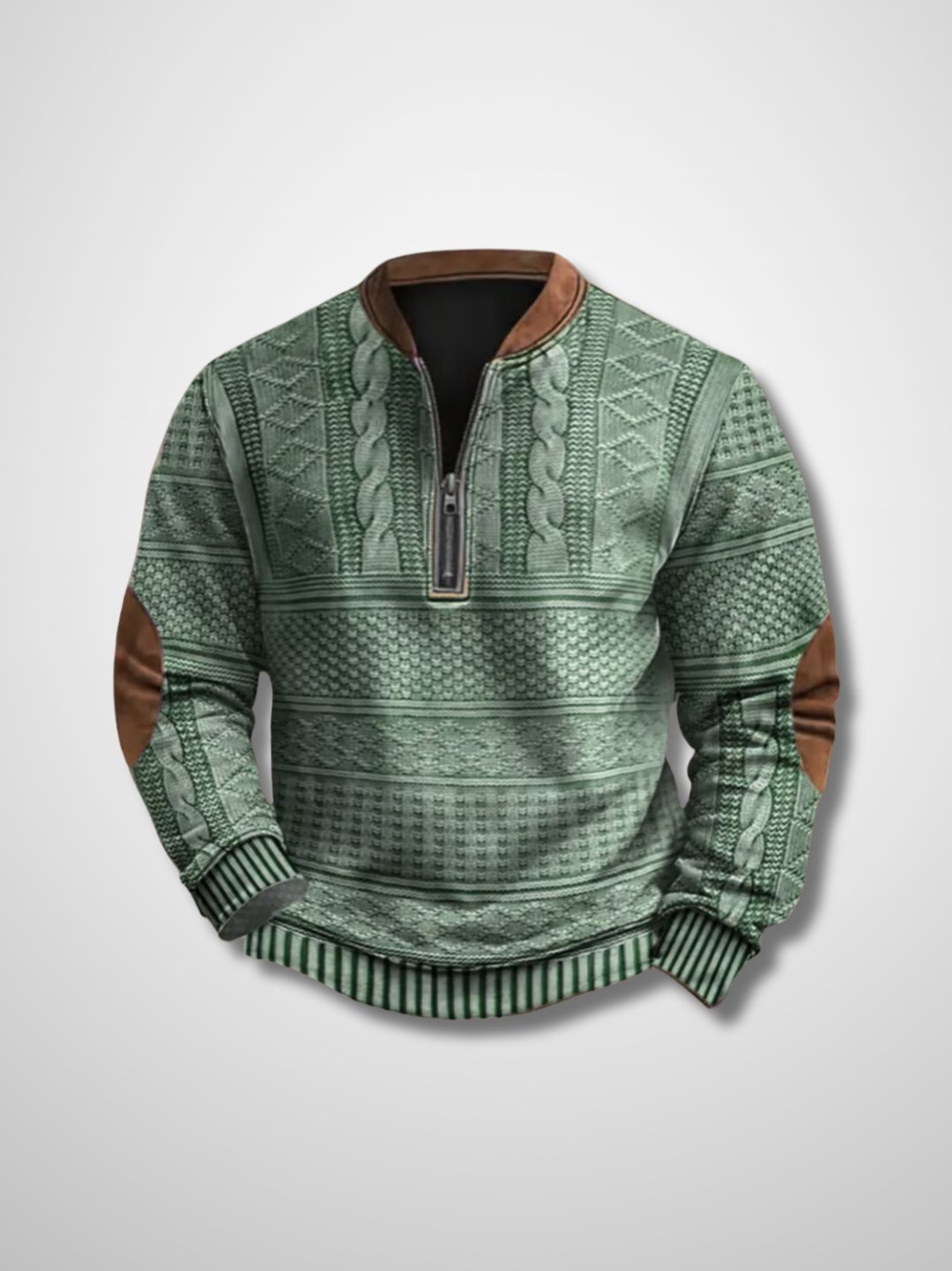 Wolf - Premium Zip-Up Sweater