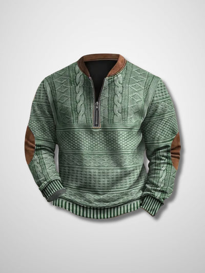 Wolf - Premium Zip-Up Sweater