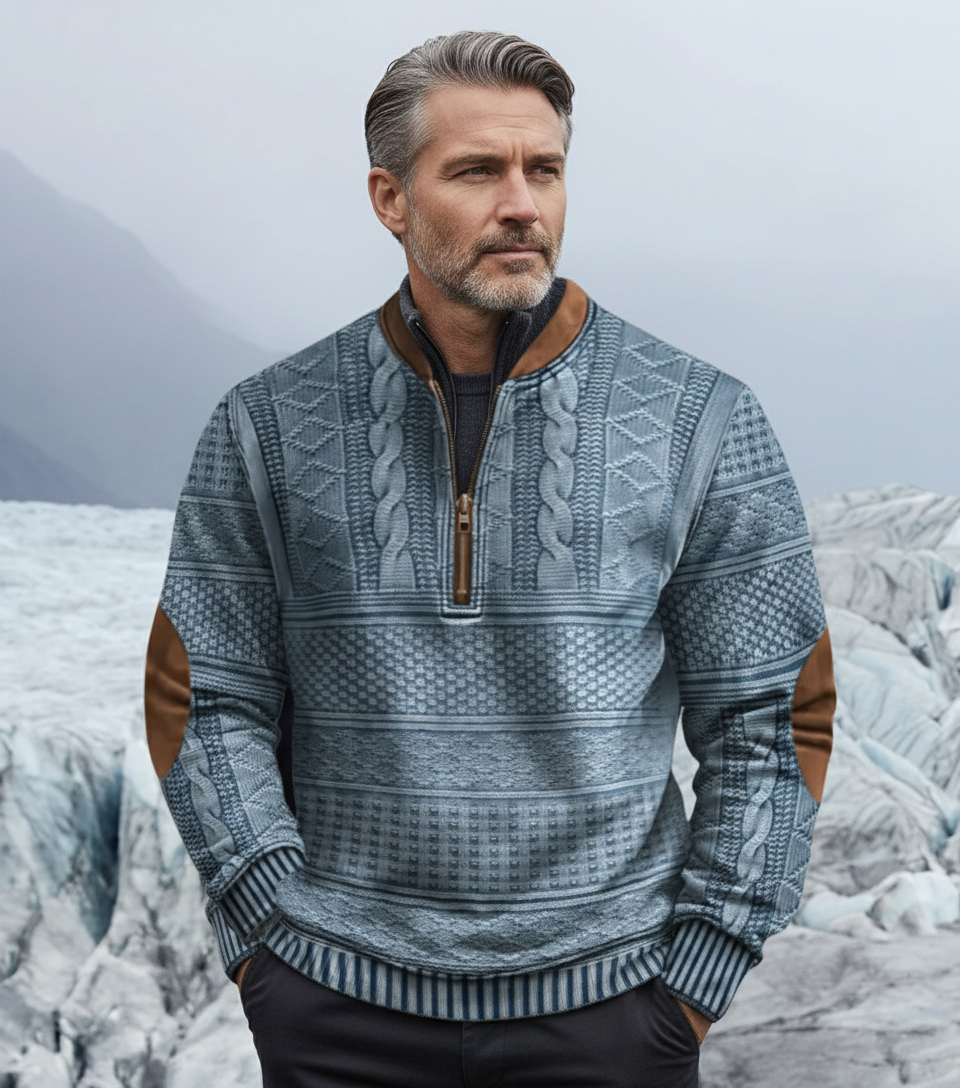 Wolf - Premium Zip-Up Sweater